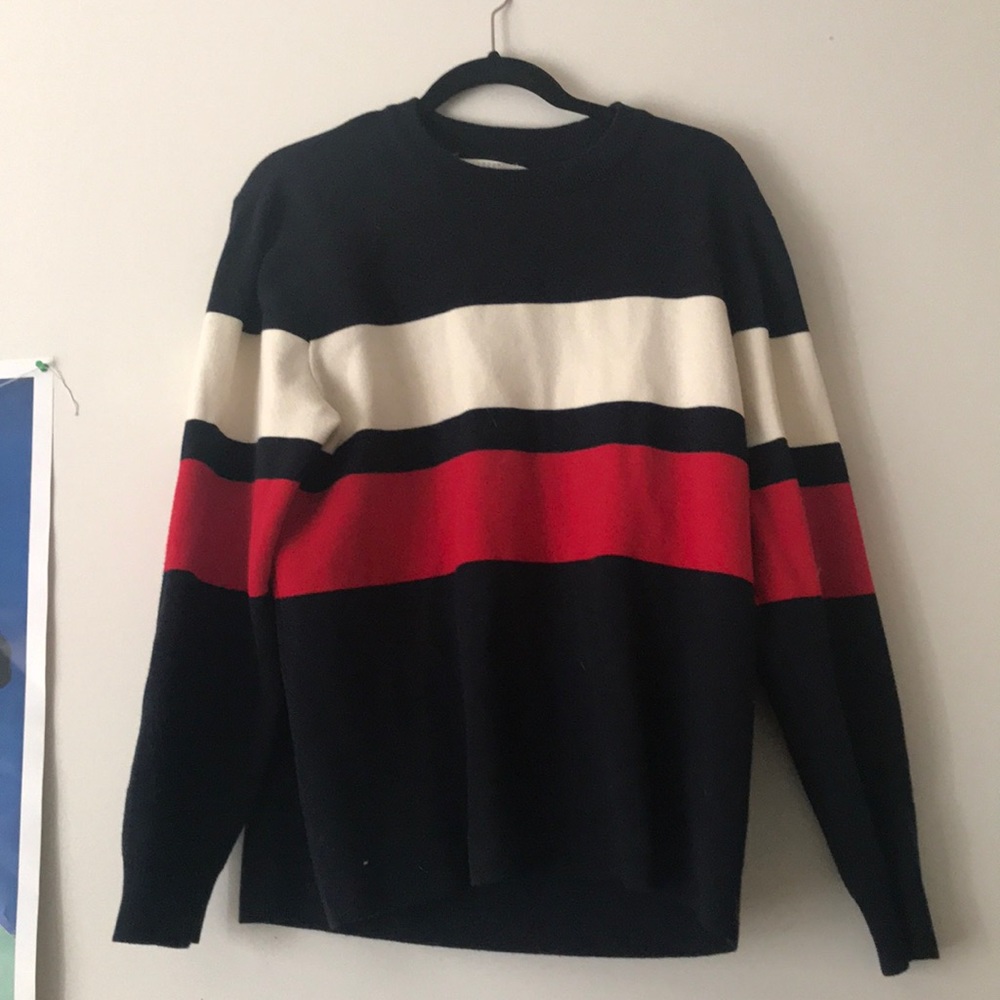 h&m unisex colorblock sweater